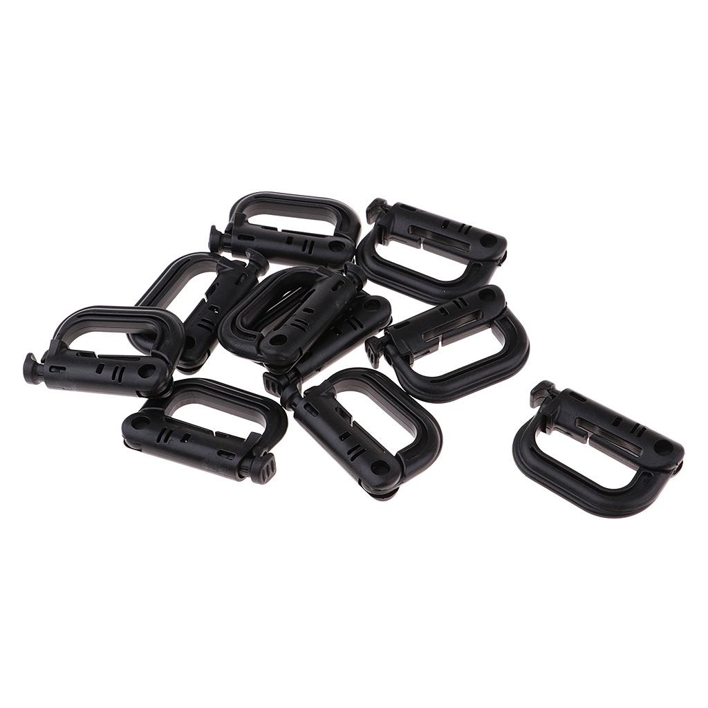 20pcs    Locking Buckle Carabiner Climbing Hanging Hook