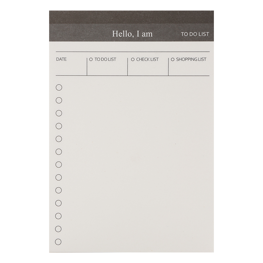 Tập Giấy Note Ghi Chú Kế Hoạch Ngày - To Do List (50 Tờ)