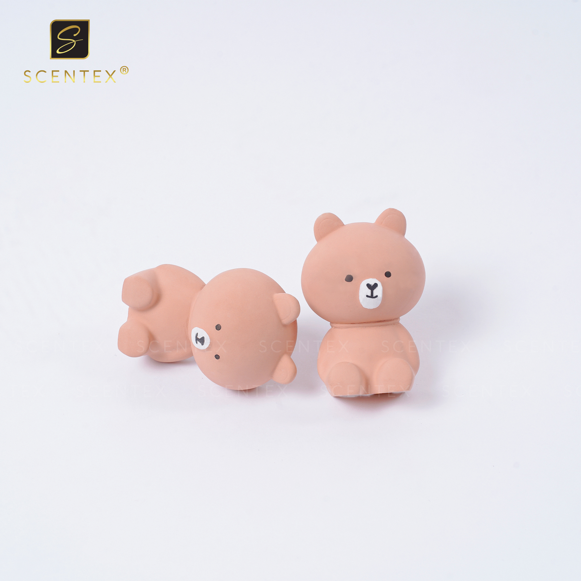 Nước hoa xe hơi cao cấp Scentex Teddy 100% Organic, được làm từ chất liệu đá Aroma Stone đặc biệt, dễ dàng thẩm thấu và khuếch tán mùi hương theo cửa gió điều hòa, khử mùi, diệt khuẩn hiệt quả - Hàng Chính Hãng