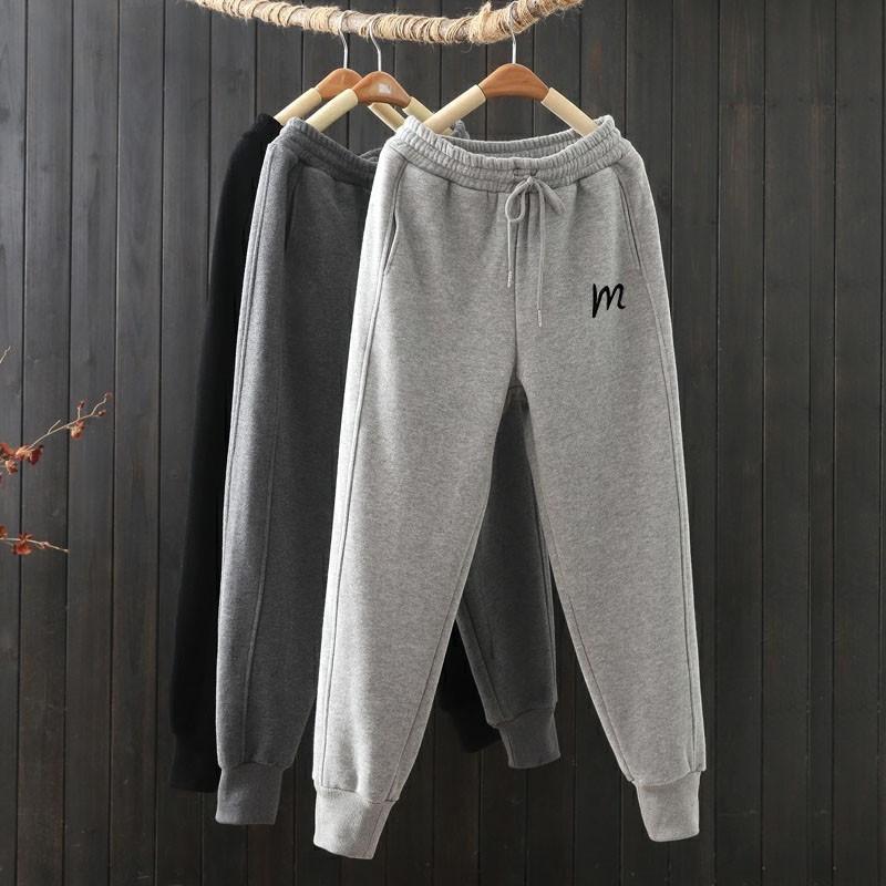 Quần Jogger Thể Thao Nữ in Chữ Bo Gấu vải Da Cá 65 - Gia Hân Fashion