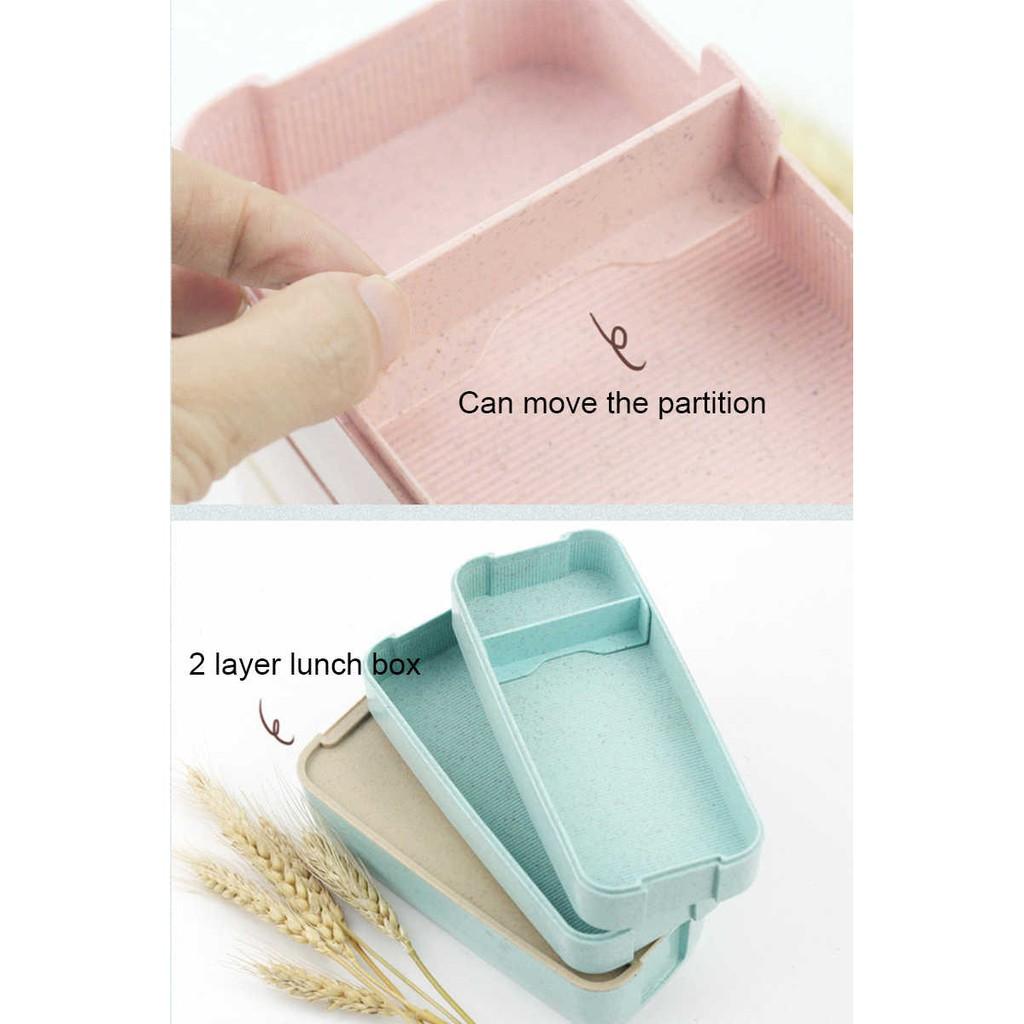 Hộp Cơm 3 Tầng Giữ Nhiệt Lúa Mạch Luch Loại To 900Ml Phù Hợp Cho Dân Văn Phòng
