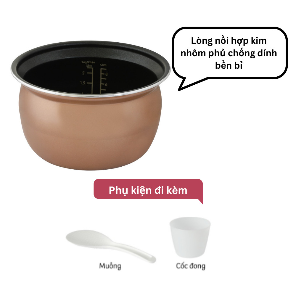 Nồi Áp Suất Điện Cao Cấp Chống Dính SMARTCHOICE - 6L - 13 Chế Độ Nấu, Bảng Điều Khiển Cơ, Nồi Áp Suất Cao Cấp Lòng Nồi Chống Dính, An Toàn Sức Khỏe, Dễ Vệ Sinh - Bảo Hành Chính Hãng 18 Tháng