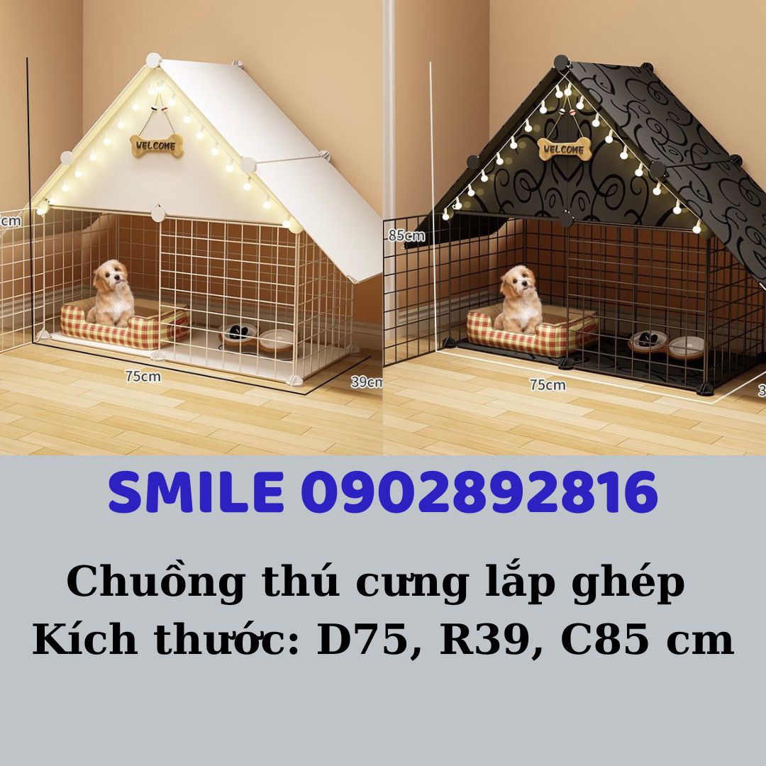 [MẪU MỚI] COMBO CHUỒNG, LỒNG LẮP GHÉP LƯỚI THÉP DÀNH CHO THÚ CƯNG CHÓ MÈO