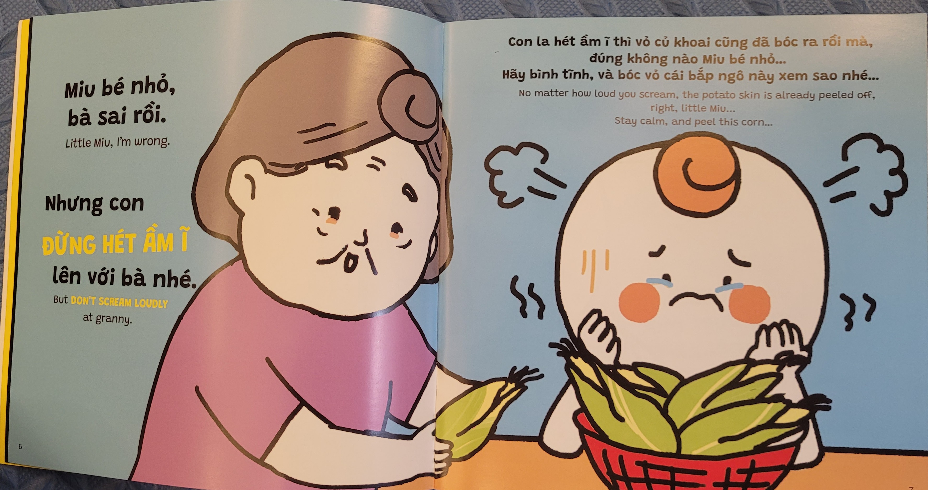 Sách Ehon Song ngữ Anh - Việt: Kĩ Năng Sống - Miu Bé Nhỏ - Phần 3 - Lẻ Tùy Chọn (1-6 tuổi)