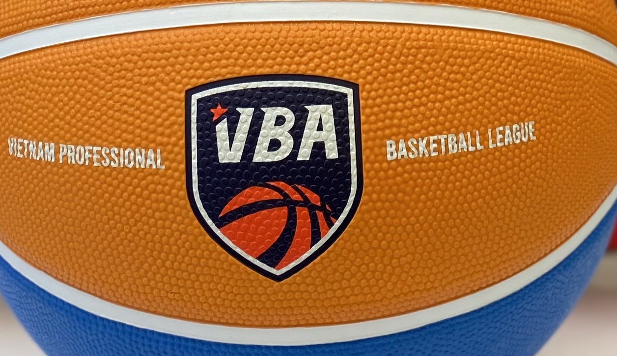 Bóng rổ Spalding HANOI BUFFALOES VBA (2021) size7 cao su Giải bóng rổ các câu lạc bộ chuyên nghiệp Việt Nam