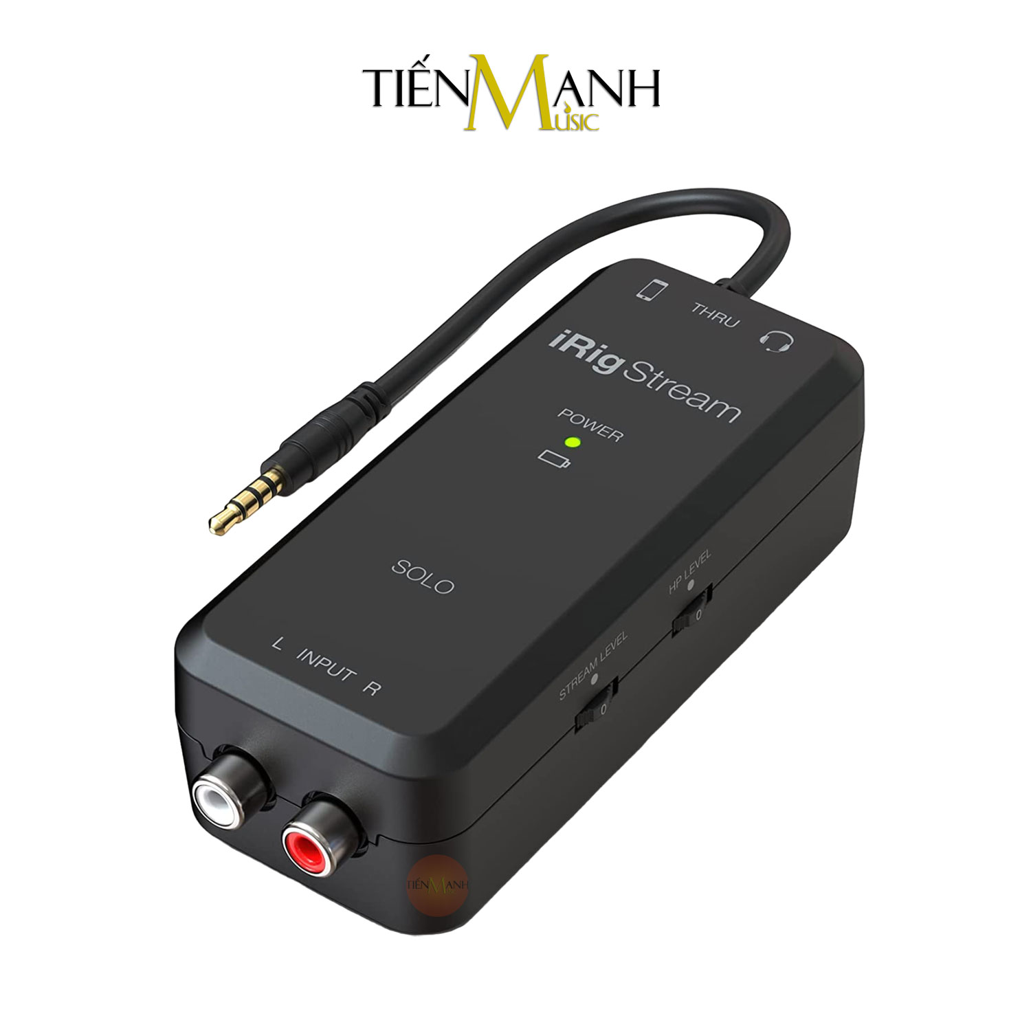 Soundcard Thu Âm LiveStream IK Multimedia iRig Stream Stereo, Pro Cho Điện Thoại Nối Audio Interface Live Hàng Chính Hãng - Kèm Móng Gẩy DreamMaker