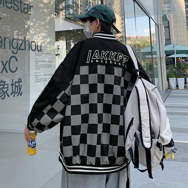 Áo Bomber Jacket Dù 2 Lớp AKKEFP Unisex Nam Nữ