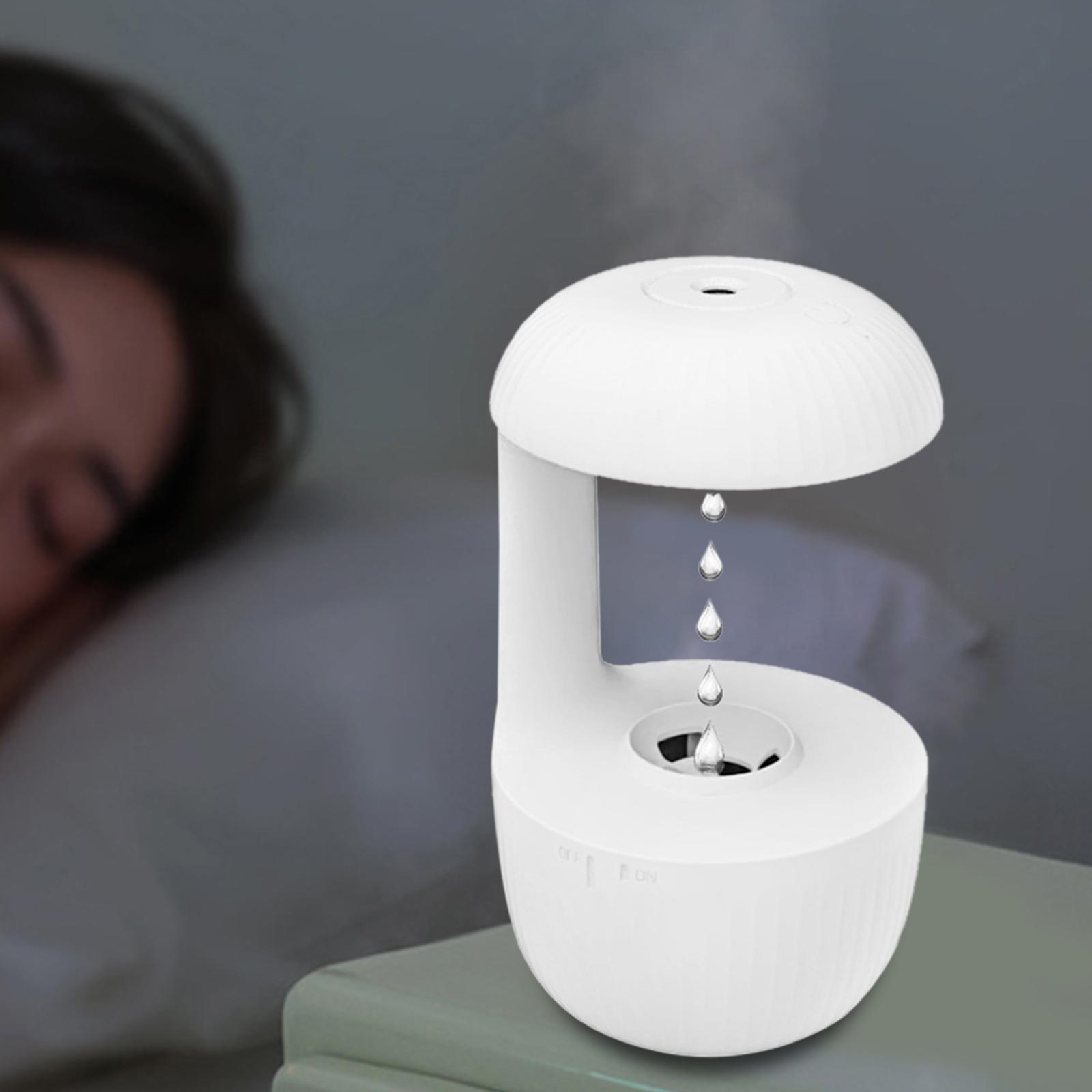 Portable Air Humidifier with Light and Water Droplet Low Noise for Nursery