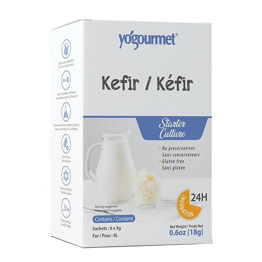 Men làm sữa chua Kefir - Vegan - Probiotic (Yogourmet)