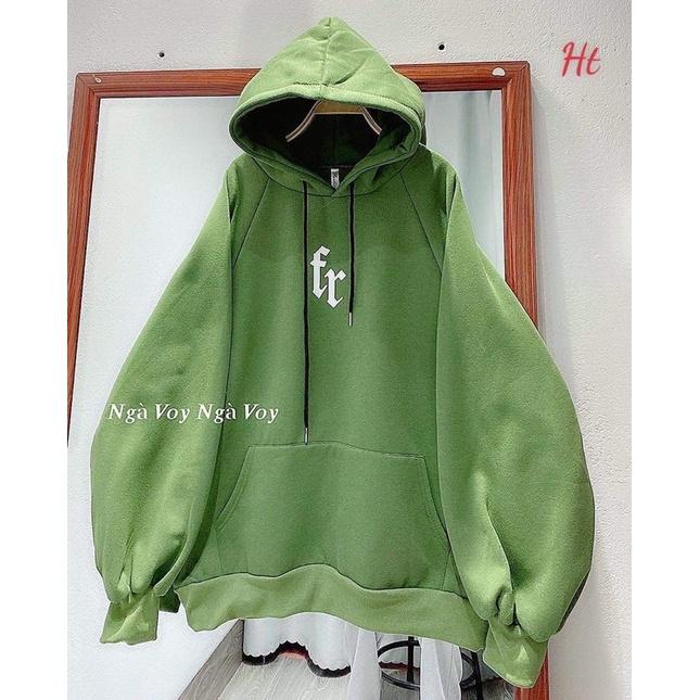 Áo hoodie Cotton chữ FR H2A