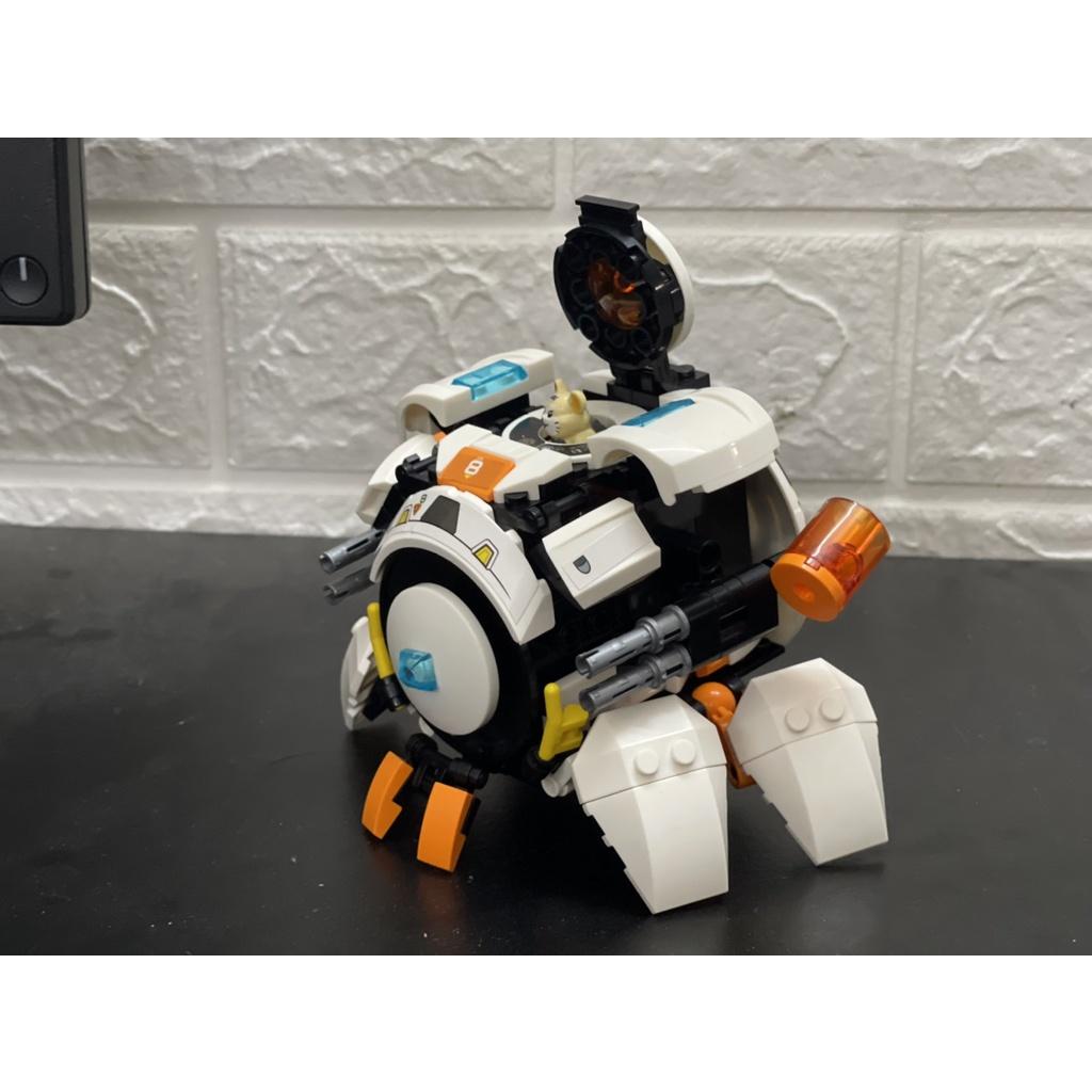(227 pcs)Bộ Đồ chơi lắp ráp kiểu Lego Overwatch Robot Hamster Wrecking Ball model 50029