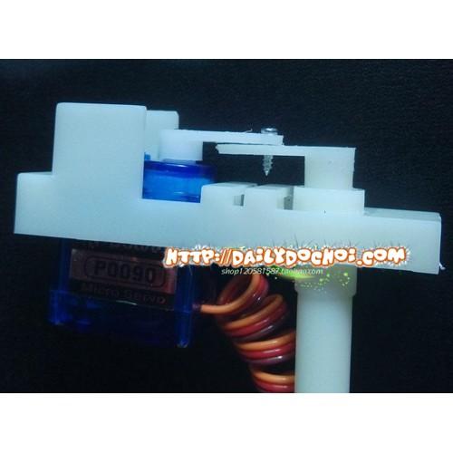 Bộ càng đáp nhựa cho su27 có kèm servo bánh phía trước