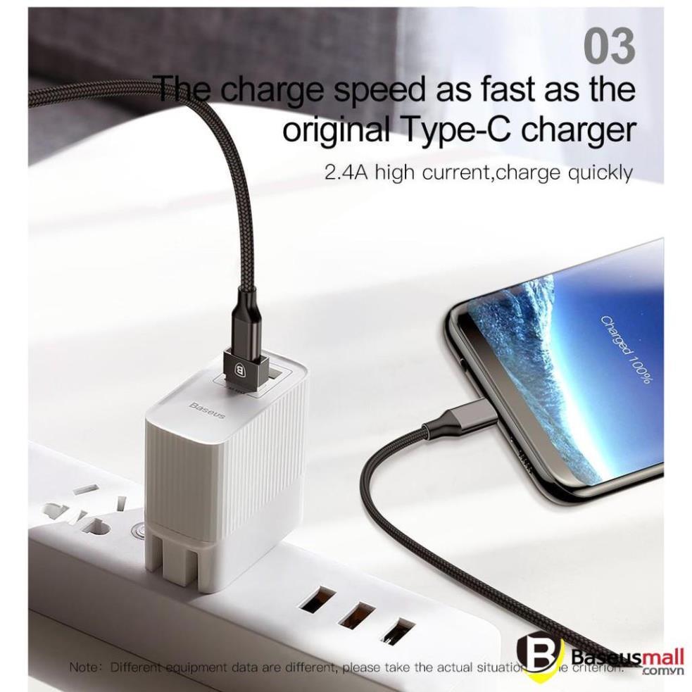 Baseus -BaseusMall VN Đầu chuyển adapter USB otg Type A sang USB Type C tốc độ cao Baseus (Hàng chính hãng