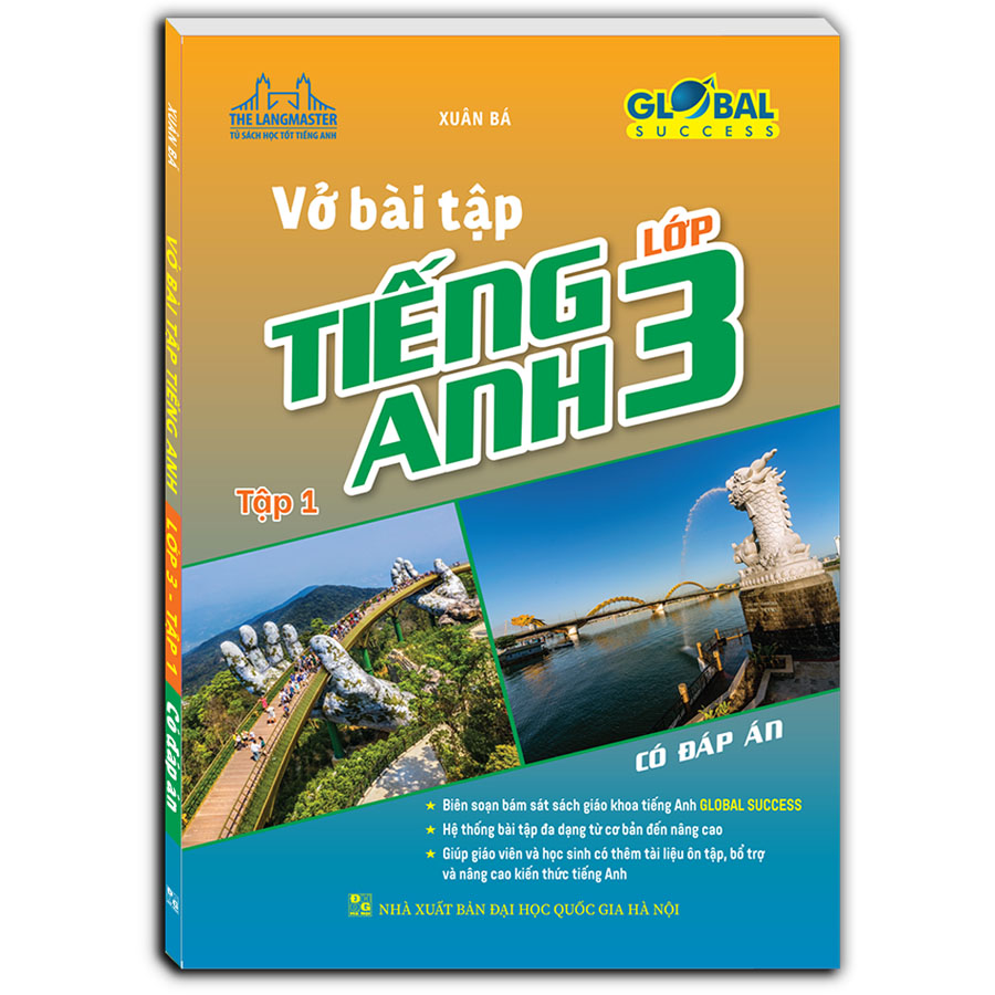 GLOBAL SUCCESS - Vở bài tập tiếng anh lớp 3 tập 1(có đáp án)