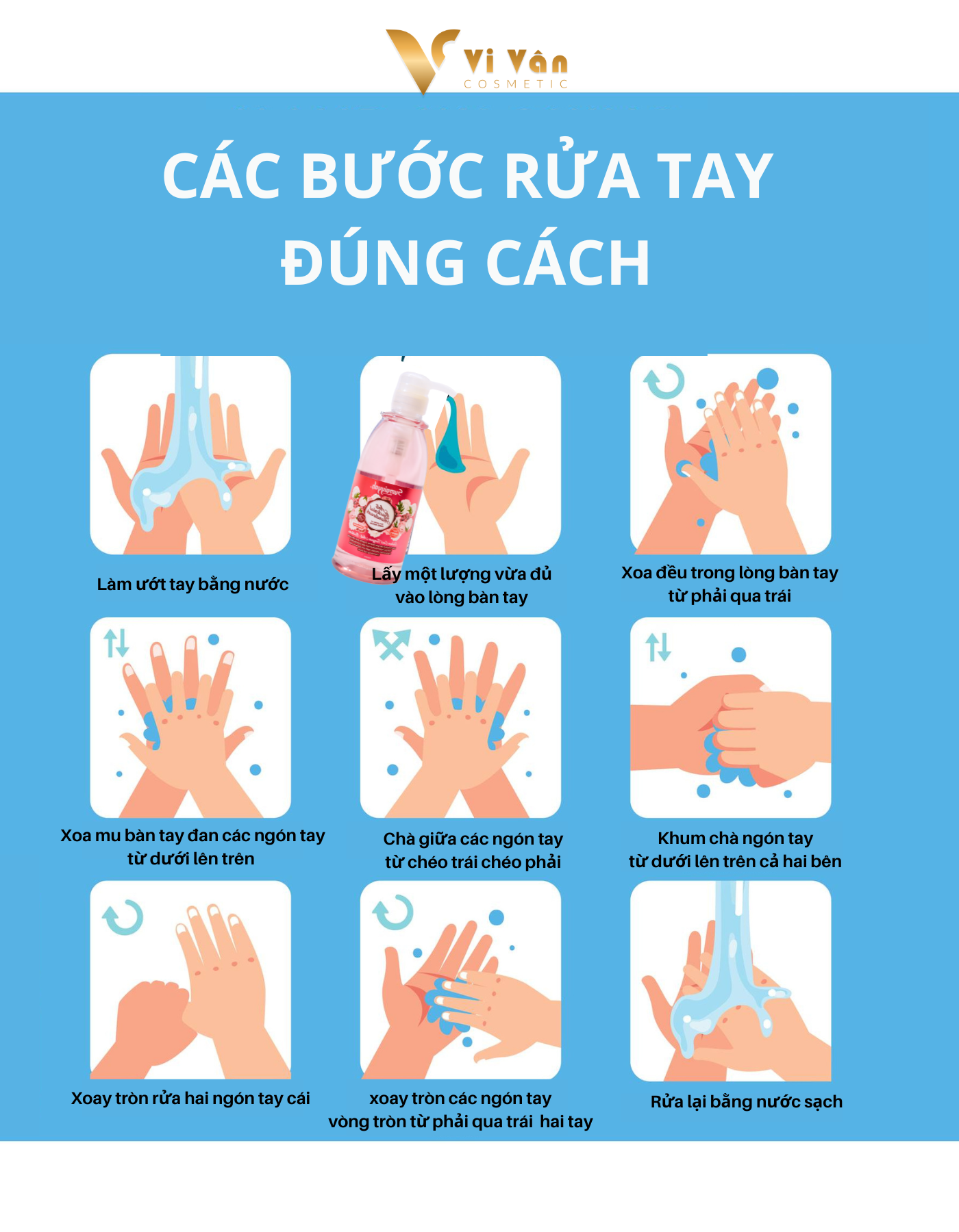 Nước rửa tay dạng gel diệt khuẩn hương hoa SUMAIYYA ANTI BACTERIAL HAND WASH dưỡng cấp ẩm da tay mềm mại Vi Vân