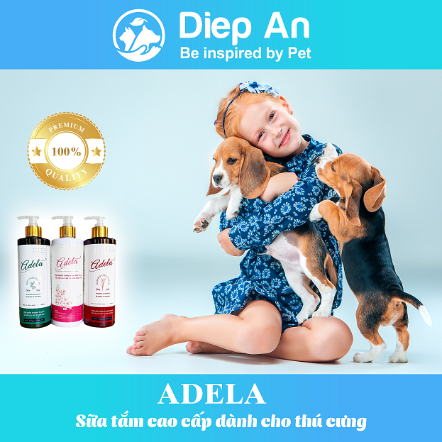 Sữa tắm cao cấp ADELA dành cho chó mèo