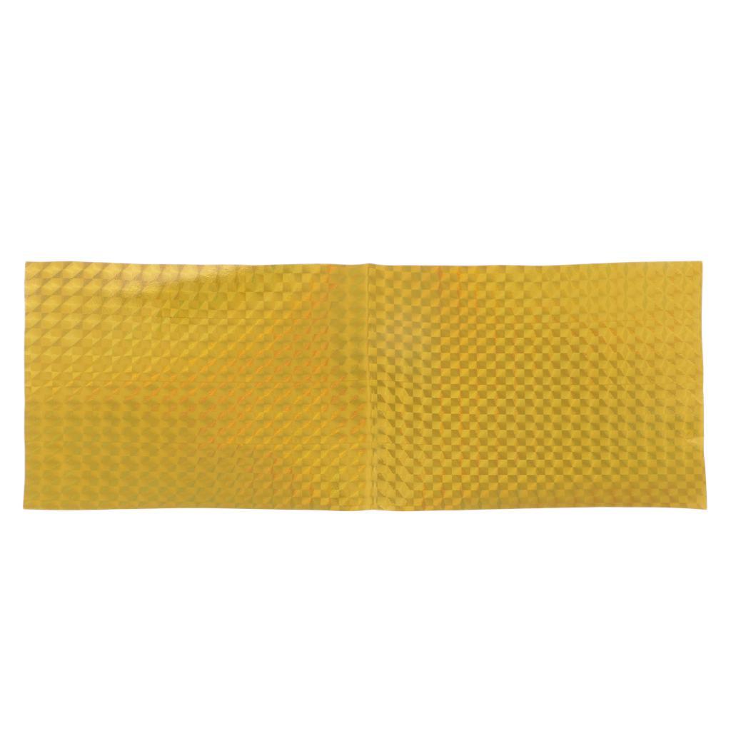 6pcs Fishing Lure Tape Holographic Adhesive Film Flash Tape Mixed Color