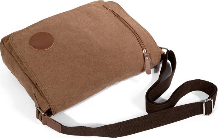 Túi Đeo Chéo Bằng Vải Canvas Đơn Giản Thời Gian Cho Nam & Nữ