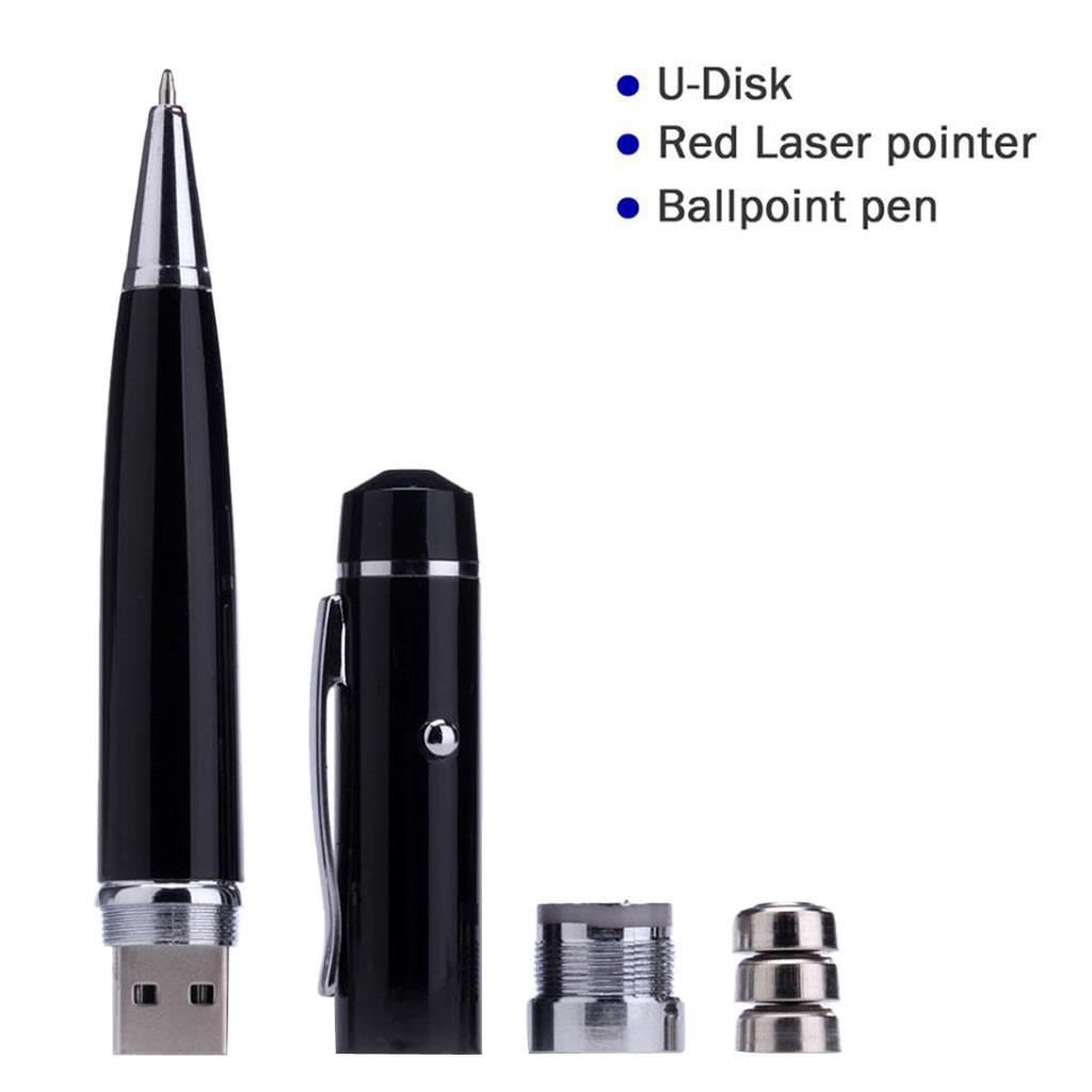 USB Flash Drive 3 in 1 USB Memory Stick Laser Pointer Ballpoint Pen