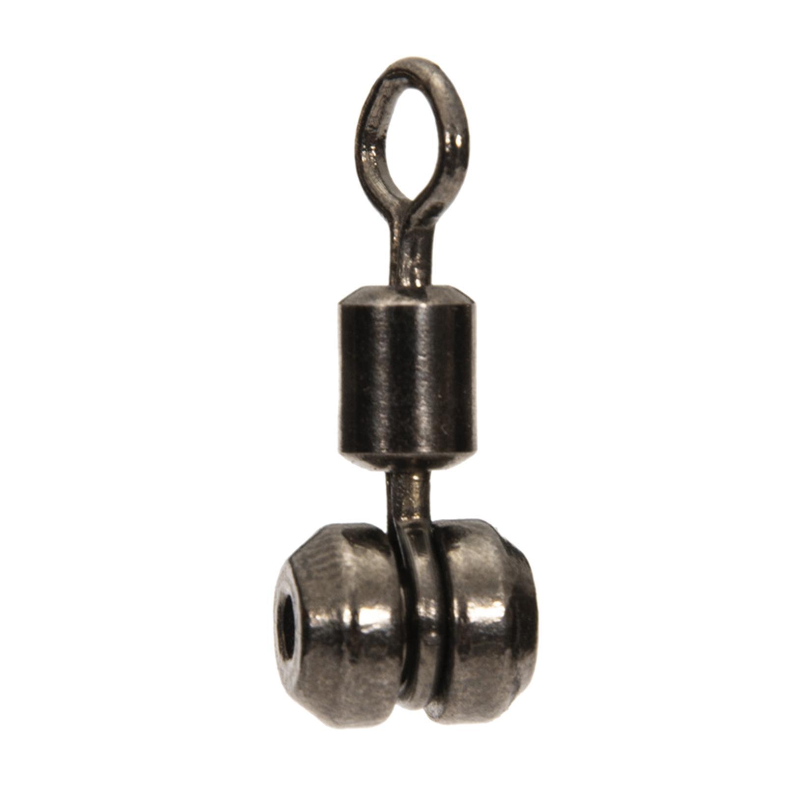 10Pcs Ball Bearing Fishing Swivel Connectors Carp Rings Heavy Duty S