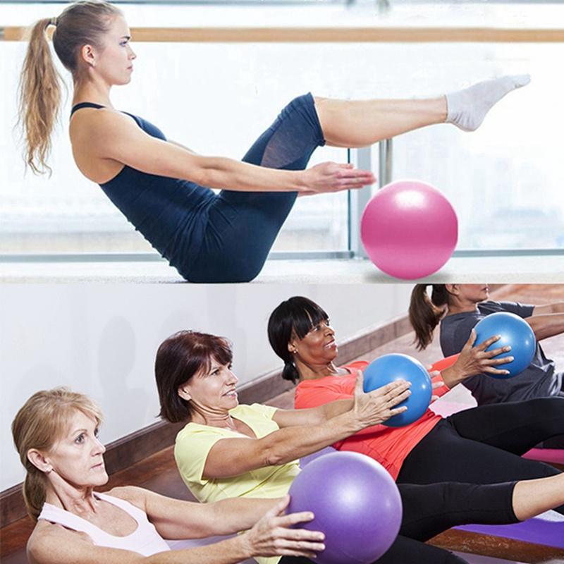 Bóng tập yoga,gym cỡ nhỏ đường kính 25cm + kèm theo dụng cụ thổi bóng - nâng cao sức khỏe - Gia dụng Nam Định