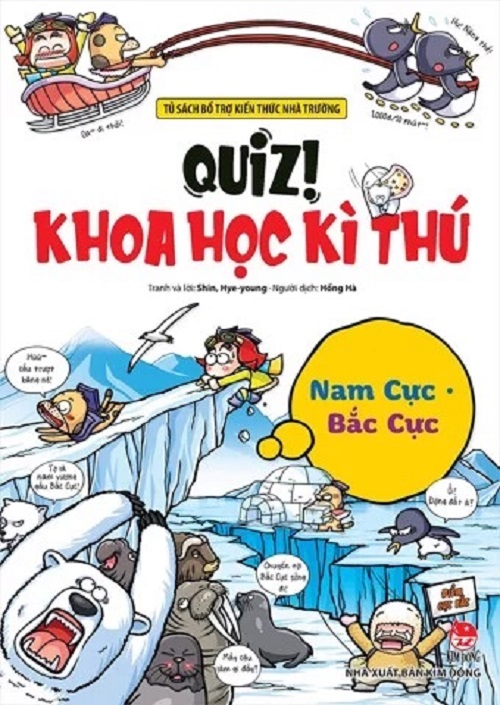 Sách - Quiz! Khoa học kì thú: Nam cực Bắc cực