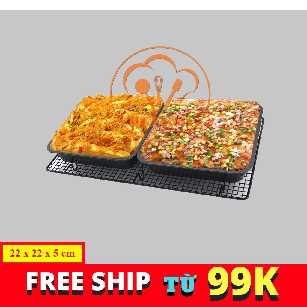 Khuôn Vuông Nướng Bánh Chống Dính 22 x 22 x 4 cm