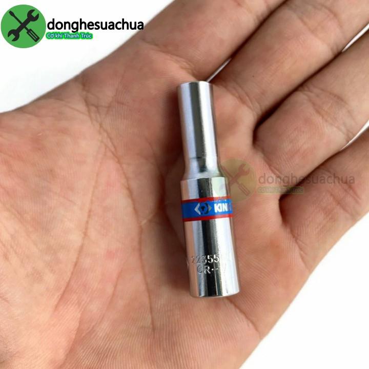 Tuýp 4mm loại 1/4 có 6 cạnh Kingtony 223504M dài 50mm