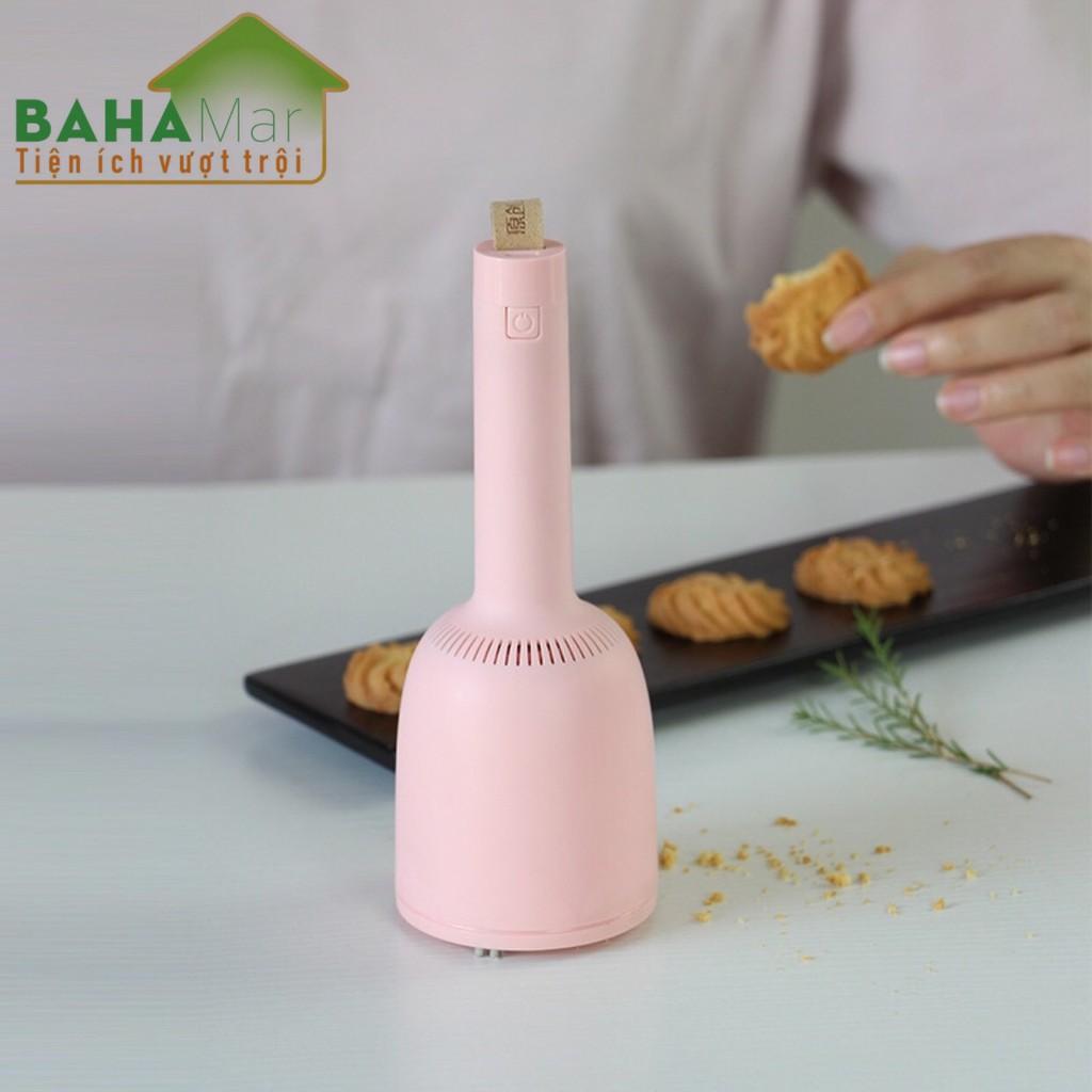 MÁY HÚT BỤI MINI KHÔNG DÂY HÚT CHÂN KHÔNG DÙNG CHO VĂN PHÒNG, HỘ GIA ĐÌNH "BAHAMAR" thích hợp dùng cho nệm, ghế sofa,...