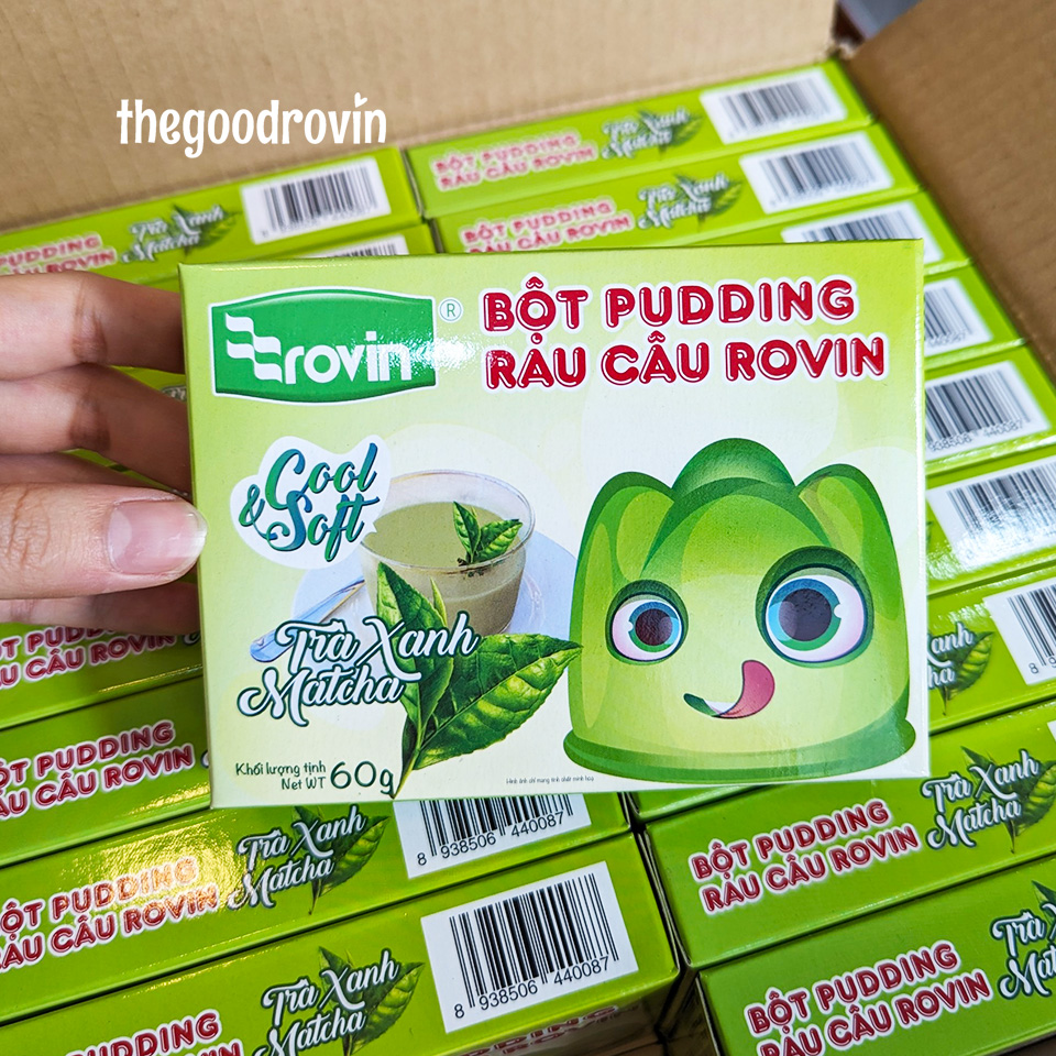 Bột Pudding Rau Câu Hương Trà Xanh