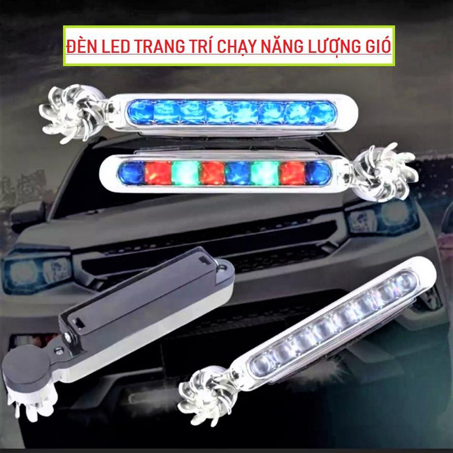 BỘ 2 ĐÈN LED NĂNG LƯỢNG GIÓ TRANG TRÍ Ô TÔ XE MÁY - ĐỒ CHƠI Ô TÔ