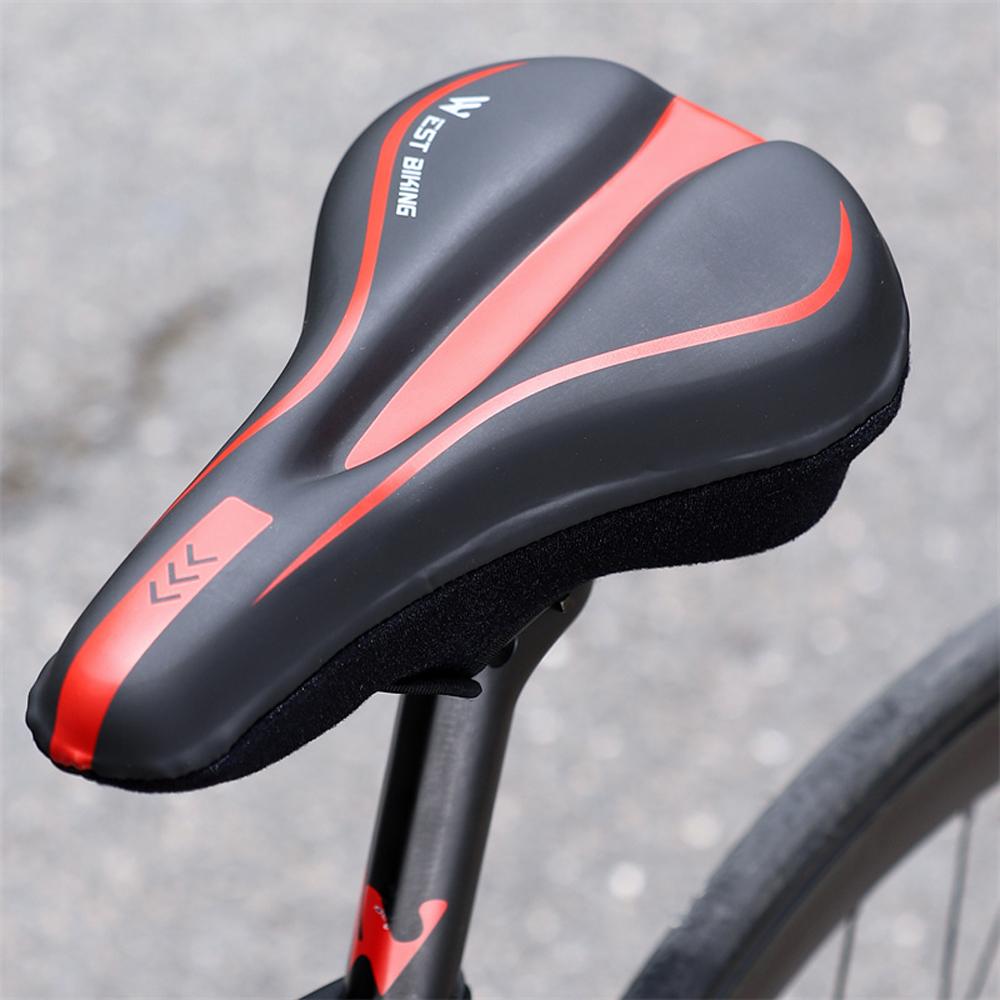 Yên xe đạp WEST BIKING da PU silicone có đêm nắp MTB chống thấm nướcc