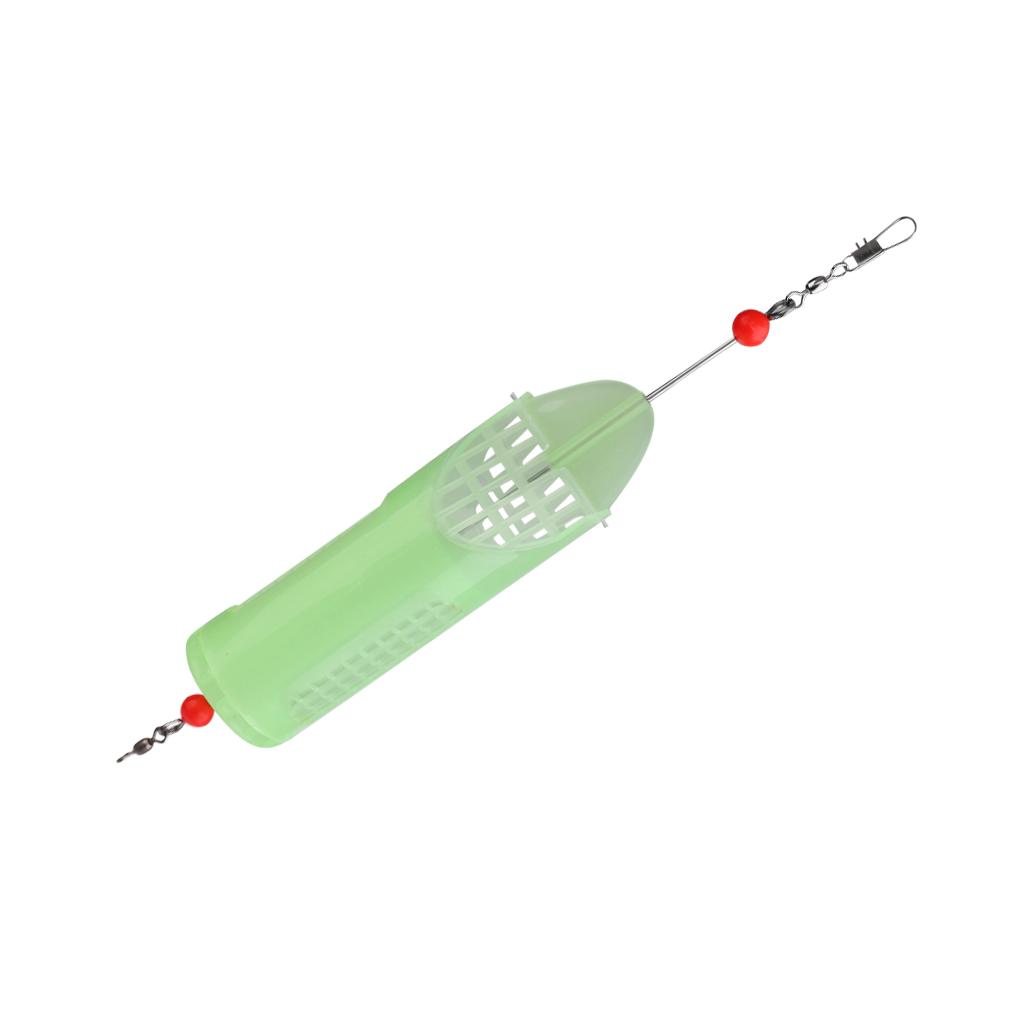 Luminous Fishing Bait Cage Carp Fishing Lures Cage Trap Basket Fishing Lures