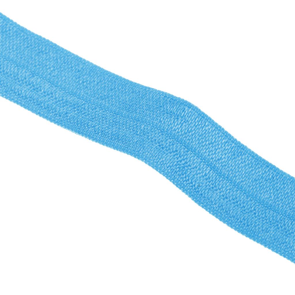 2pcs 2.7m 15mm Stretch Elastic Spandex Satin Band Lace Dress DIY Sewing Trim