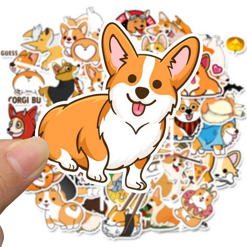 Bộ 50 miếng Sticker hình dán Yoshiba