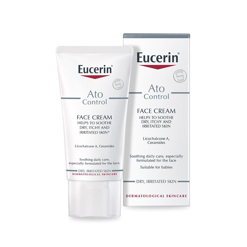 Kem dưỡng da mặt chàm khô Eucerin AtoControl Face Cream 