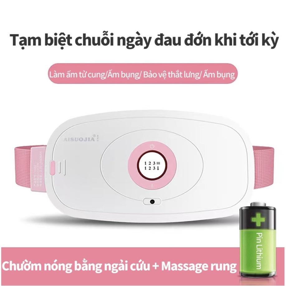 Máy Massage Bụng Kinh Nguyệt, Giảm Đau, Làm Ấm Bụng, Làm Ấm Tử Cung Cho Phụ Nữ Đến Kì Kinh Nguyệt, Điều Chỉnh 3 Tốc Độ