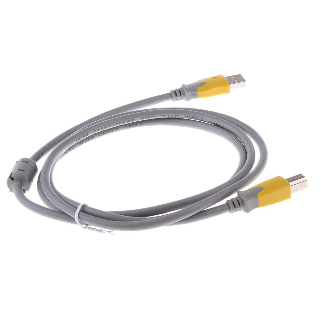Hi-Speed USB2.0 Printer Scanner Cable Type A Male to Type B Male