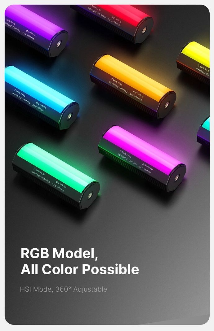 Đèn led Ulanzi i-Light Tube RGB Hàng Chính Hãng