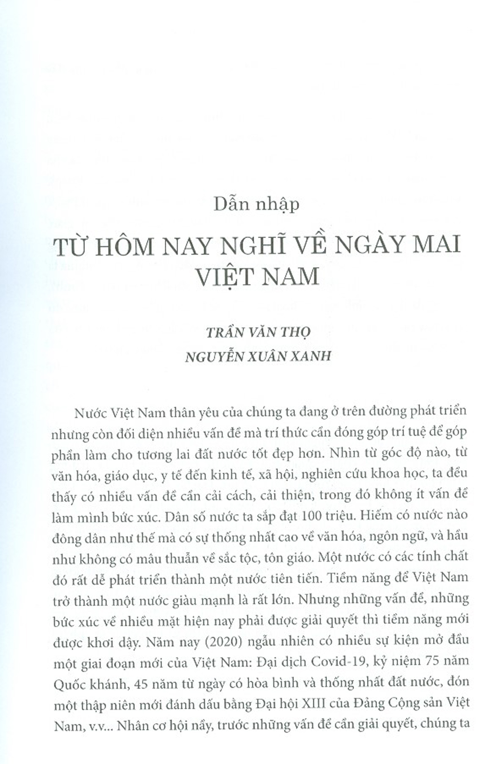 Sách Việt Nam Hôm Nay Và Ngày Mai _PN