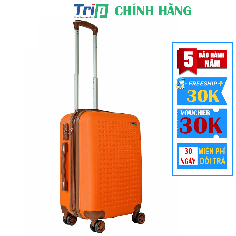 Vali kéo TRIP P803A size 20inch nhựa PC/ABS - Bảo hành 5 năm