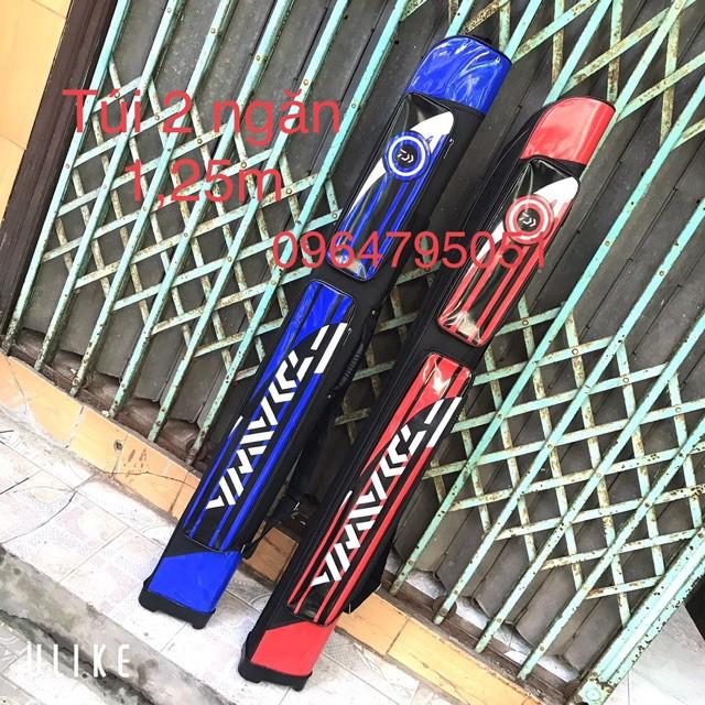 Túi đựng cần câu daiwa 2 ngăn 1m25 chất lượng 698