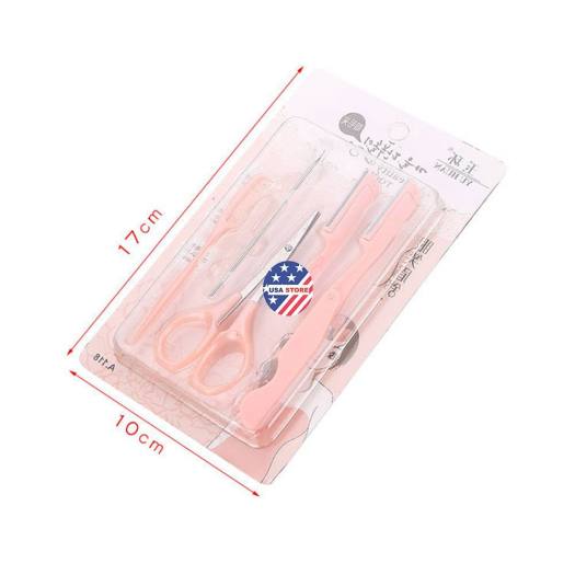 Bộ kit 5 món tỉa cạo lông mày cho nữ