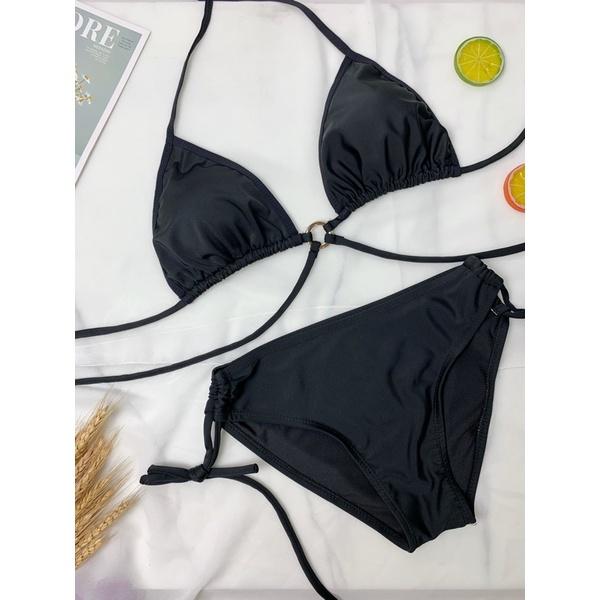 Bikini 2 mảnh tam giác màu nâu Tây sáng da