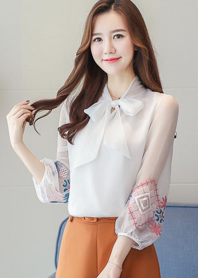 Áo Kiểu Nữ - Trắng