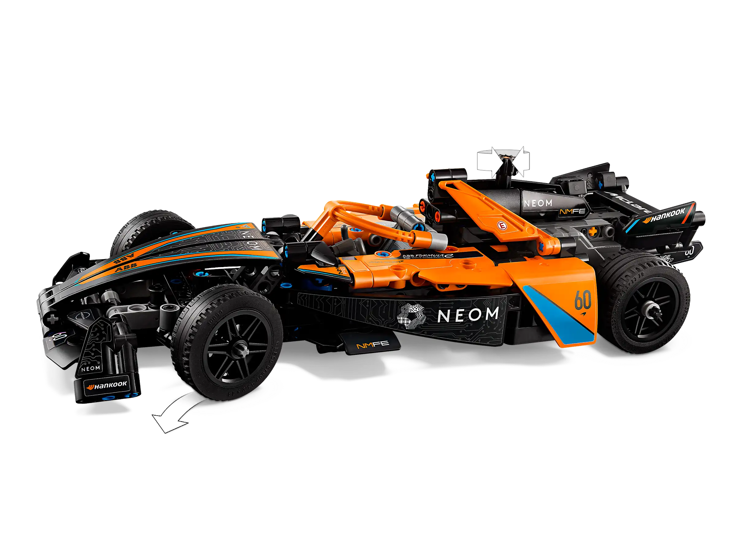 Đồ Chơi Lắp Ráp Xe Đua Thể Thao Neom Mclaren E - Neom Mclaren Formule E Race Car - Lego Technic 42169 (452 Mảnh Ghép)