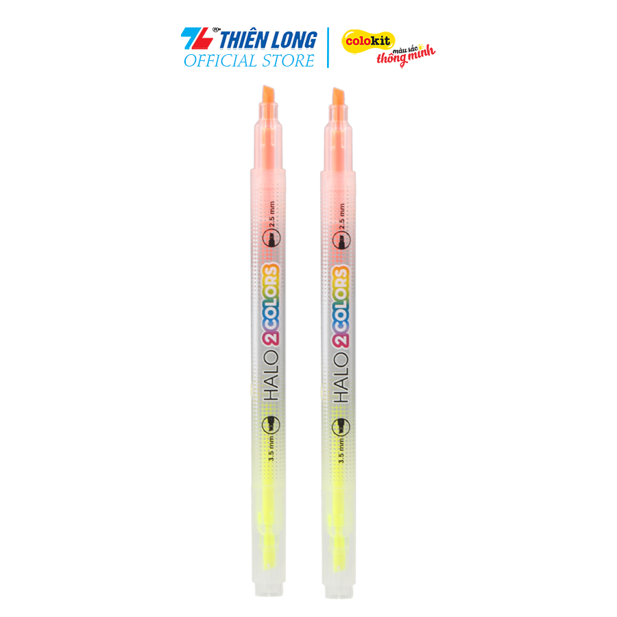 Combo 2 Bút dạ quang Thiên Long Colokit HL-C01