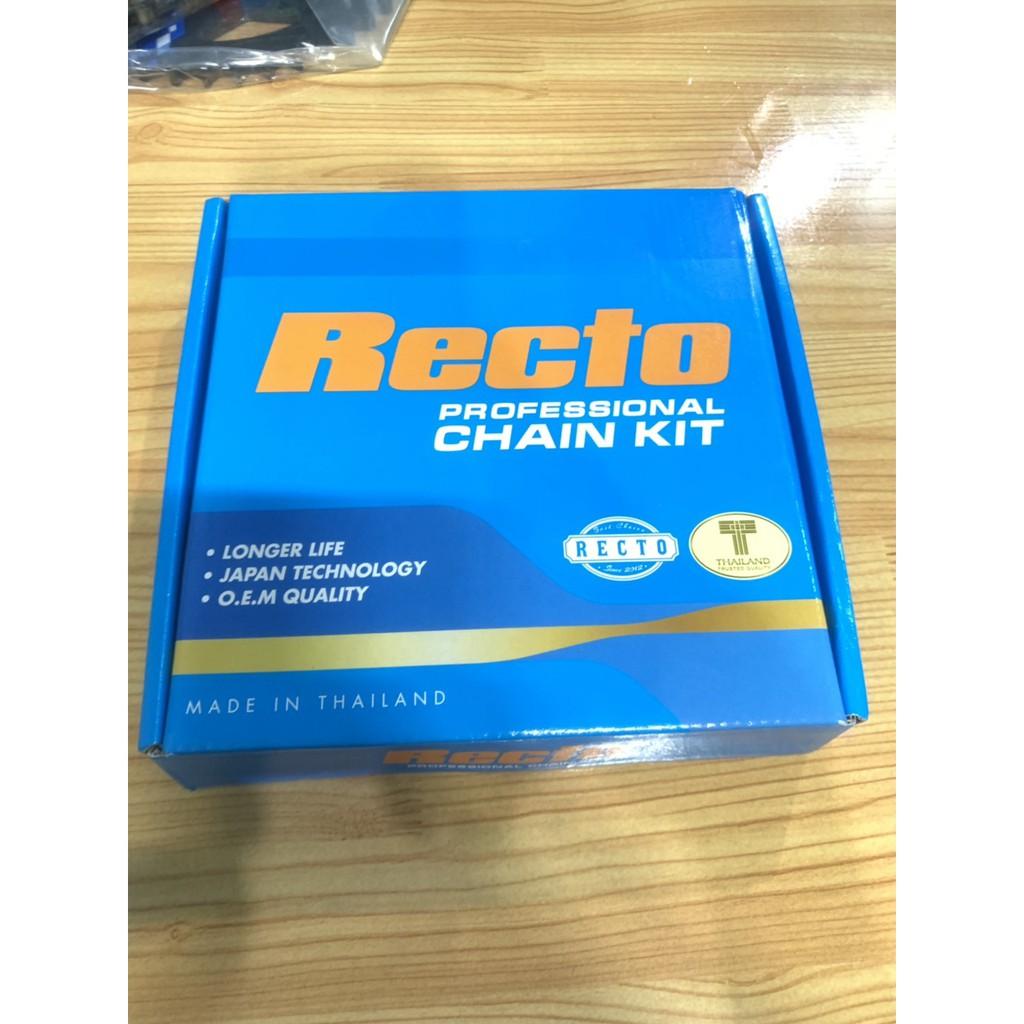 sên nhông dĩa exciter 150 hiệu recto 14T và 44T