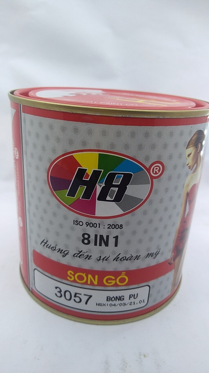 Sơn đồ gỗ - sơn lớp phủ bóng gỗ - bóng H8