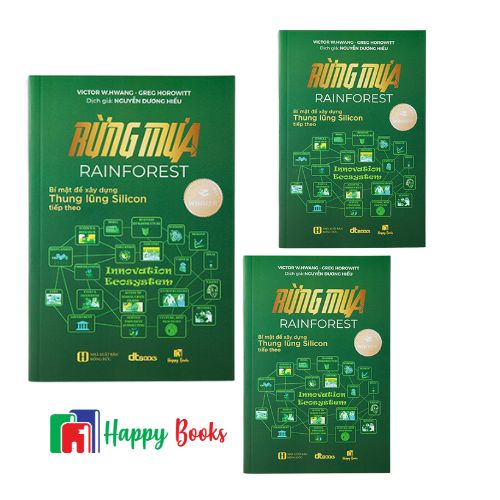 Combo 3 cuốn sách Rừng Mưa - Bí mật xây dựng văn hóa hệ sinh thái khởi nghiệp đổi mới sáng tạo